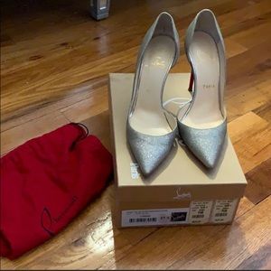 Louboutin Iriza 100 Glitter Mini/Specchio